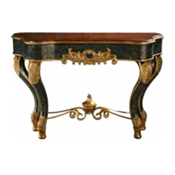 French-Style Ornate Console Table
